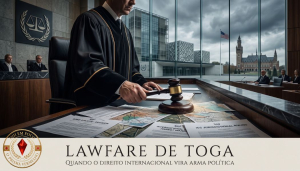 Lawfare de toga, quando o direito internacional vira arma política