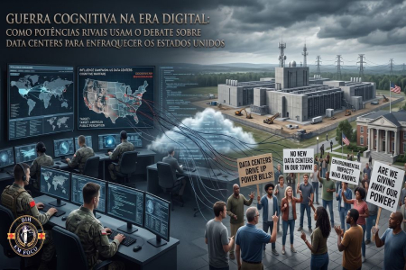 Guerra Cognitiva na Era Digital. Como Potências Rivais Usam o Debate sobre Data Centers para Enfraquecer os Estados Unidos