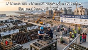 O Desafio de Desarmar Gaza e as Lições Esquecidas do Pós-Conflito